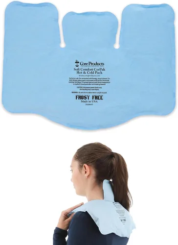 Vista 10 de Compresa para tratamiento Hot and Cold Core Products CorPak Soft Comfort - Fabricado en EE. UU., Azul, 1 Flexible reusable therapy pack delivers