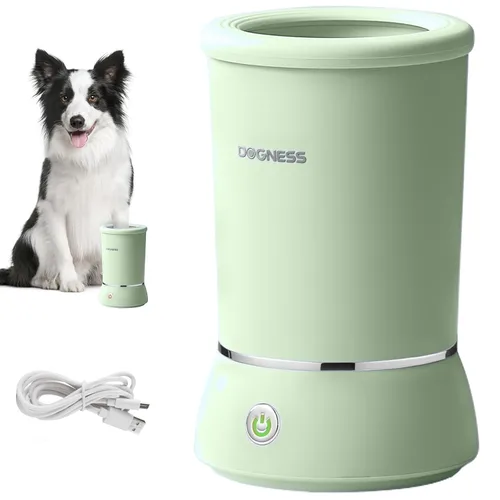 Vista 9 de DOGNESS W02 Limpiador automático de patas de perro para perros medianos a grandes (verde)