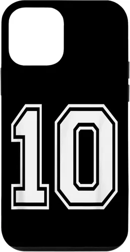 Vista 16 de Number 10 Varsity Style Bold Sports Birthday Case for iPhone 17