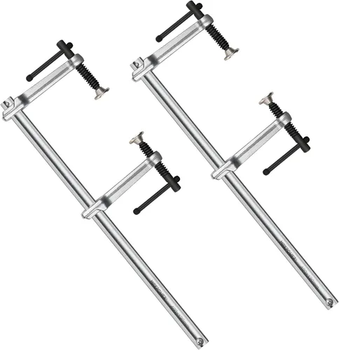 Vista 10 de MAXPOWER Abrazadera de mesa de trinquete, abrazadera de liberación rápida para MFT y sistema de riel guía, abrazadera de barra con capacidad de 7