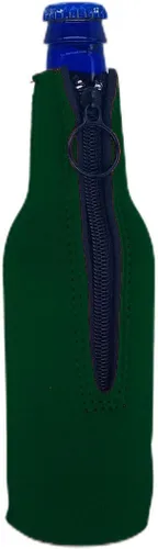 Vista 25 de Botella de cerveza de neopreno en blanco Coolie (1, negro)