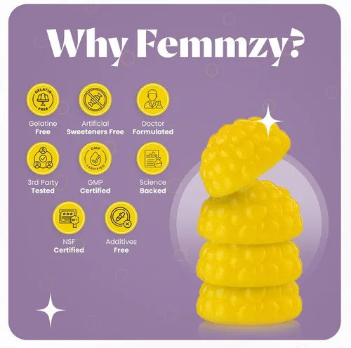 Vista 6 de Gomitas probióticas vaginales para mujer, apoyo de VB y olor, equilibrio de pH, flora íntima y salud intestinal, cepas avanzadas de Lactobacillus +