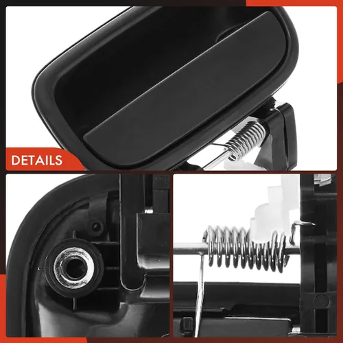 Vista 7 de A-Premium Manija de puerta exterior trasera izquierda del lado del conductor compatible con Toyota Tundra 2000-2003, Tundra 2004-2006 Extended Cab