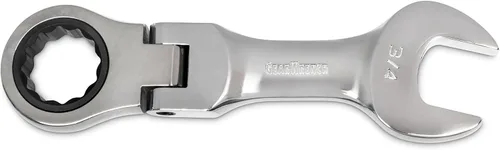 Vista 3 de GEARWRENCH Juego de llaves combinadas de trinquete de cabeza flexible rechoncha de 12 puntos, SAE - 9570