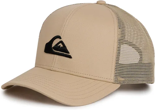 Vista 15 de Quiksilver Gorra de béisbol de algodón premium ajustable con cierre a presión y logotipo para hombre Negro