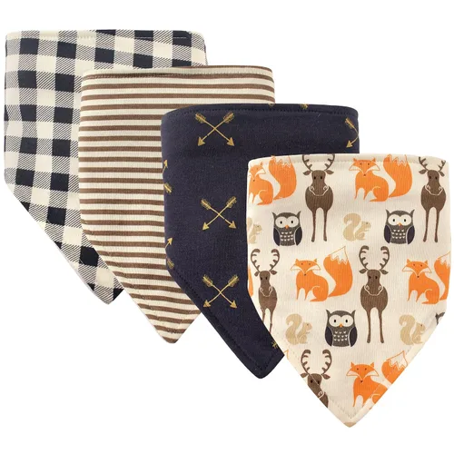 Vista 9 de Hudson Baby Baberos unisex de algodón para bebé, avión, talla única (paquete de 2)