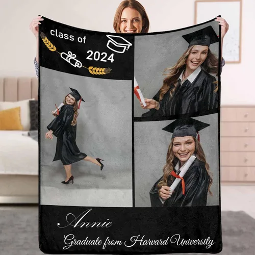 Vista 17 de YESCUSTOM Manta personalizada con fotos y texto, Manta familiar personalizada para adultos, niños y amigos, para cumpleaños, regalo conmemorativo