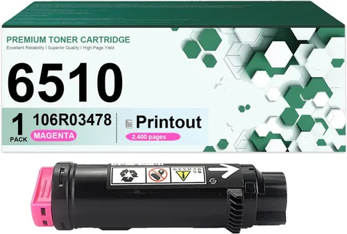 Vista 11 de 6510 Toner Cartridges Compatible for Xerox 106R03480 Black Cartridges High Yield Work for Xerox Phaser 6510 WorkCentre 6515 Printers,1 Pack