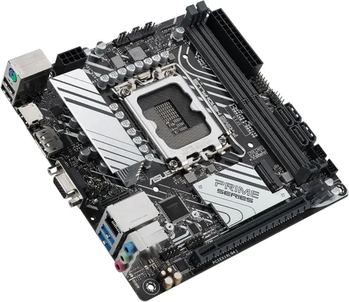 Vista 5 de ASUS Prime H610I-PLUS-CSM Placa base Intel H610 (LGA 1700) Mini-ITX con DDR5 5600, PCIe 4.0, ranura M.2, Intel 1 Gb Ethernet, DisplayPort, HDMI