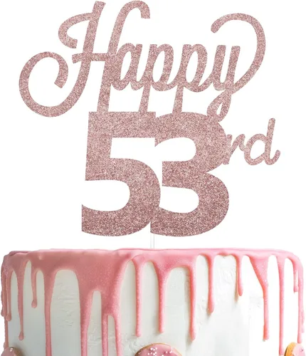 Vista 60 de LINGTEER - Decoración para pastel con texto "Happy Birthday 100", color negro
