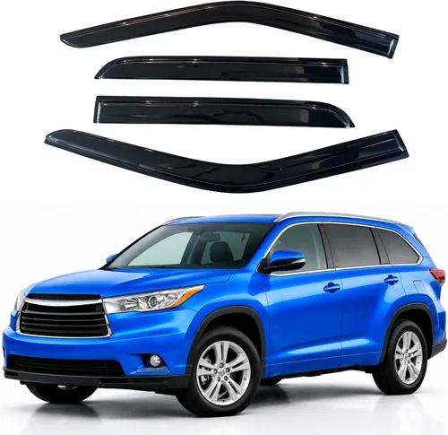 Vista 54 de Visera de ventana IG para Ford Focus Sedán y Hatchback 2012-2018, Protector de ventana lateral para lluvia y viento estilo Mugen, extra duradero