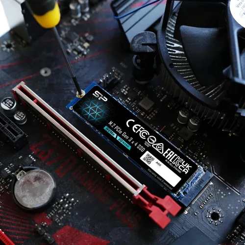Vista 5 de Silicon Power - Unidad de estado sólido SSD NVMe M.2 PCIe Gen3x4 2280 (SP128GBP34A60M28) 128 GB