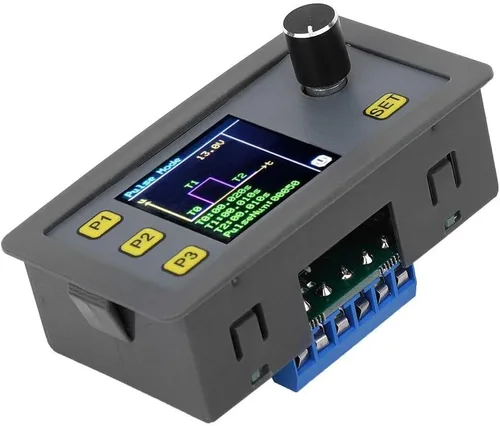 Vista 7 de Generador de pulsos PWM Módulo ajustable 4-20mA 2-10V Generador de señal con pantalla LCD para calibración de prueba de función