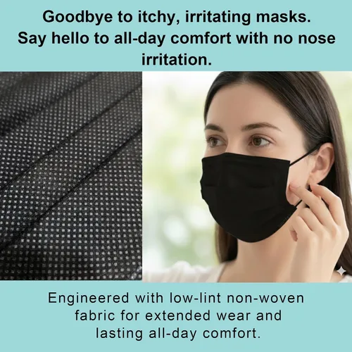 Vista 3 de Santek Reusable Protective Face Mask for Industrial Dust Protection, Breathable PPE for Construction & Workplace Use