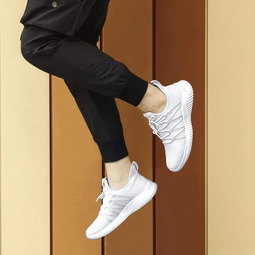 Vista 6 de Feethit - Tenis de correr transpirables, ligeros, cómodos y antideslizantes para hombre