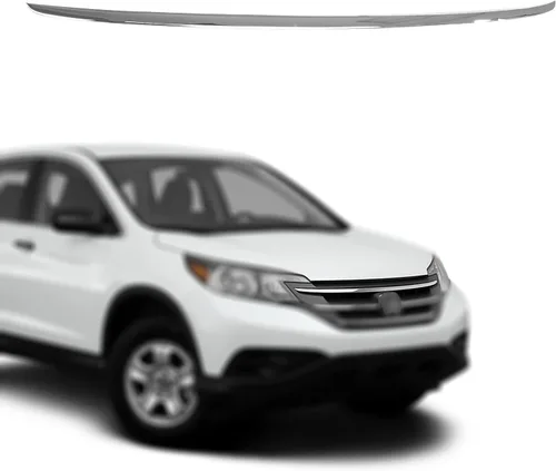 Vista 3 de CarPartsDepot Rejilla delantera negra con moldura negra Compatible con Honda CR-V 1997-2001 Se ajusta a HO1200151 75100S10610ZD Nuevo Direct fit