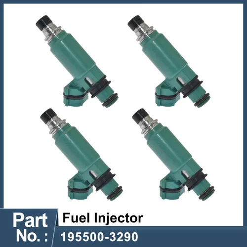 Vista 2 de Inyector de combustible para Suzuki Esteem 1.6L L4 1998-2001, boquilla de inyector de combustible 1/4 piezas 195500-3290, 4