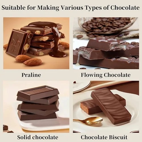 Vista 2 de Molde de chocolate para caramelos, molde para hacer 18 caramelos transparentes en forma de diamante, utilizado para decoración de pasteles caseros