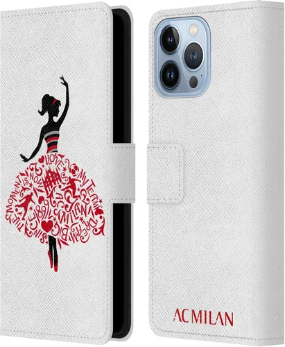 Vista 91 de Head Case Designs Officially Licensed AC Milan Dream Big Children Leather Wallet Case Compatible with Apple iPhone 11
