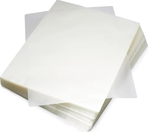 Vista 8 de Amazon Basics Hojas de laminación térmica transparente para documentos y fotos, 9 x 11.5 pulgadas, 2.8 mil, paquete de 50