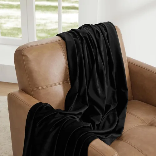 Vista 6 de GIGIZAZA Cortinas de terciopelo 100% opacas de 72 pulgadas, 2 paneles, cortinas negras para ventana, con aislamiento térmico, cortina de lujo