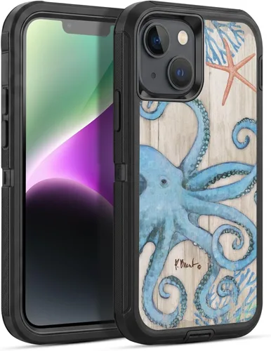 Vista 193 de Head Case Designs Officially Licensed Paul Brent Agate Mermaid Coastal Gel Armor Case [Military Grade Drop Protection] Compatible with Apple iPhone
