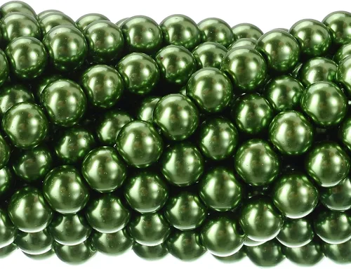 Vista 30 de RUBYCA 200 piezas de cuentas redondas de cristal checo satinado brillante pequeñas para hacer joyería 10mm Amatista Púrpura