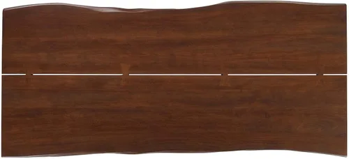 Vista 6 de Modway Ardor - Mesa de comedor rectangular de madera de acacia con borde vivo de 96 pulgadas en nogal negro Negro Nuez (Black Walnut)