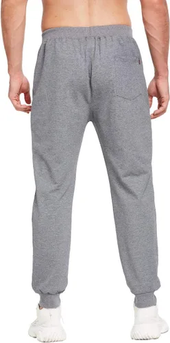 Vista 5 de Tansozer - Pantalones deportivos para hombre, ligeros, entallados, informales, bolsillos con zíper