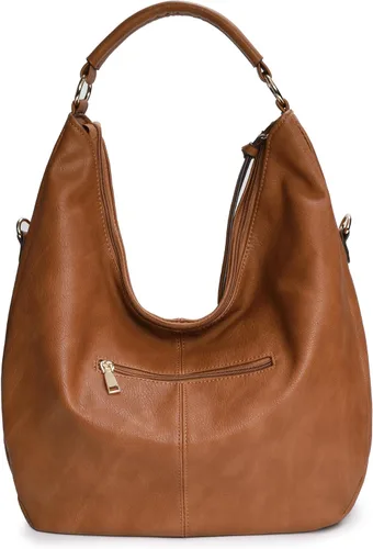 Vista 3 de Bolsos Hobo para mujer, bolsos grandes, bolsos de diseñador de piel sintética de gran tamaño, bolsos cruzados de hombro elegantes