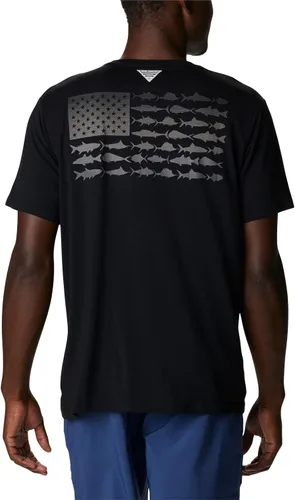 Vista 2 de Columbia PFG Fish Flag Tech - Camiseta para hombre
