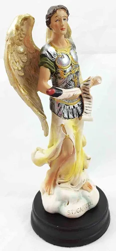 Vista 2 de Arcángel Gabriel God Messenger - Figura religiosa sagrada de 5 pulgadas