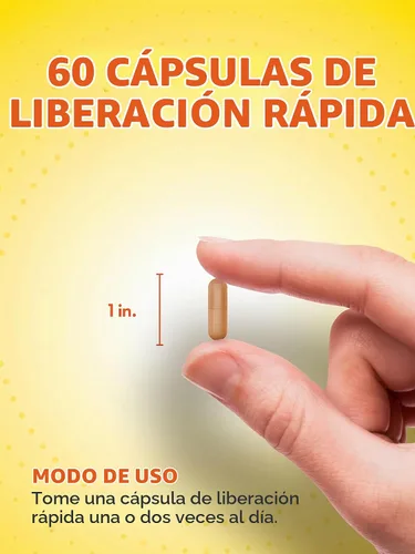 Vista 4 de Sundance Complejo de curcumina de cúrcuma 60 cápsulas con BioPerine