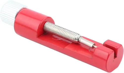 Vista 7 de Fydun Metal Watch Band Bracelet Link Pin Rver Rep Tool Kit for Families (Red)