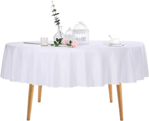 Vista 60 de Ascoza Paquete de 2 manteles cuadrados negros de tela de poliéster de 52 x 52 pulgadas para bodas, banquetes, restaurantes y fiestas