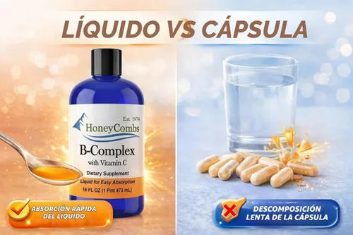 Vista 3 de Complejo B líquido con Vit-C, 16oz