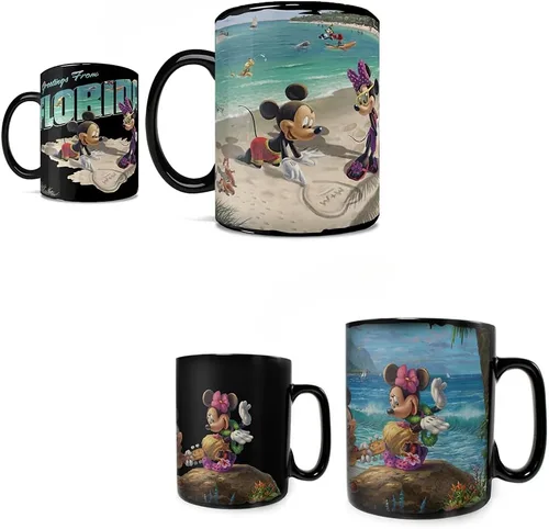 Vista 14 de Morphing Mugs Disney Mickey Minnie Mouse Christmas Candy Cane Express Pista Express de bastón de caramelo