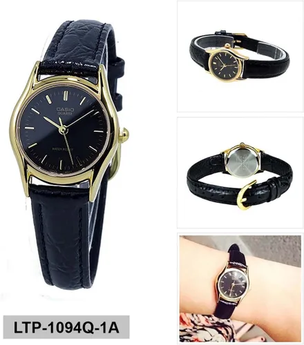 Vista 2 de Casio Estilo del reloj # LTP1094Q-1, Negro -, Moderno