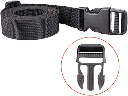 Vista 3 de MAGARROW Correas de embalaje con hebilla de correa de 78" x 1" Cinturón ajustable de 1 pulgada