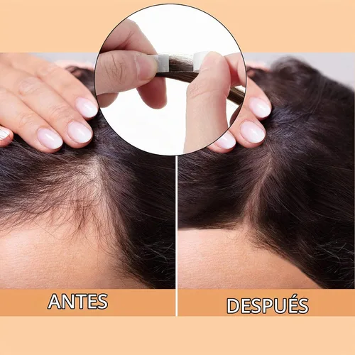 Vista 4 de Leelosp 240 pestañas de cinta de extensión de cabello, cinta de repuesto de doble cara para extensiones de cabello, adhesivo de 1.57 x 0.32