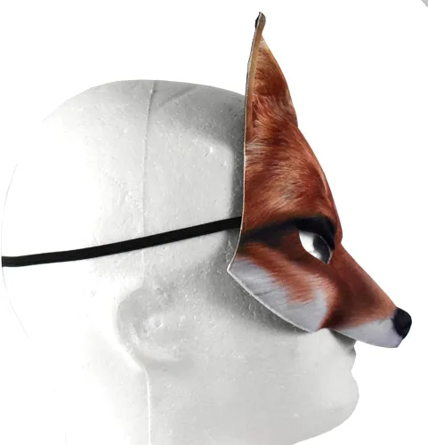 Vista 4 de Máscara de disfraz de animal con estampado realista