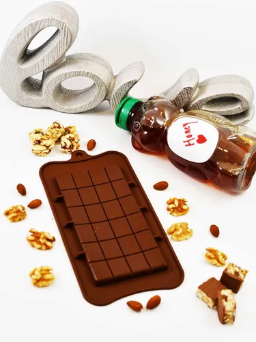 Vista 6 de Dubai Style KitKat - Molde para barra de chocolate, paquete de 3 moldes de silicona para dulces, antiadherentes, sin BPA, resistente al calor