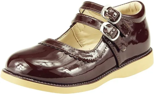 Vista 7 de The Doll Maker Zapatos planos Mary Jane para niñas pequeñas y niñas pequeñas