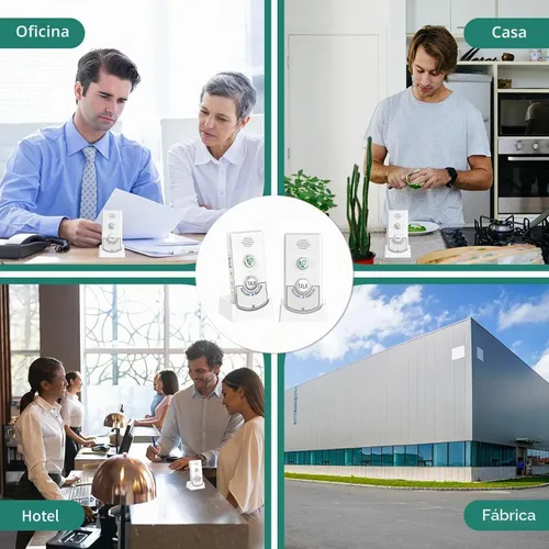 Vista 6 de Intercomunicador de voz bidireccional, sistema de comunicación inalámbrica de largo alcance para el hogar, unidad de timbre, sistema de llamada