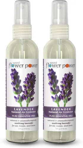 Vista 20 de Natural Flower Power Ambientador en aerosol – Eliminador de olores con aceites esenciales – Hogar, automóvil y tela – Libre de crueldad animal