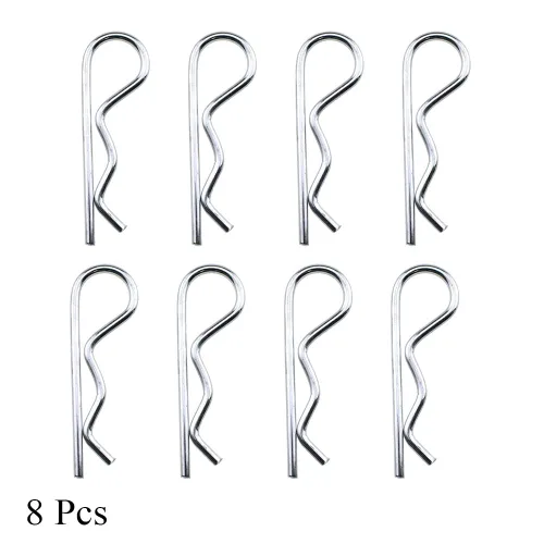 Vista 8 de Clips R de 0.118 x 2.362 in, mejor agarre, agarre apretado, más fácil, ajuste cómodo, calidad, acero al carbono, buena tensión, pasadores de pelo
