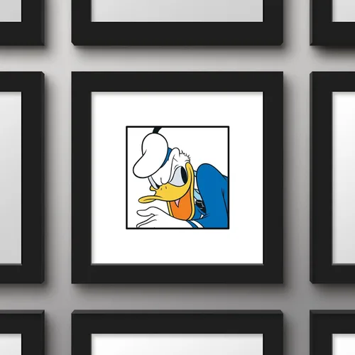 Vista 2 de Trends International Gallery Pops Disney Mickey and Friends - Póster de pared con diseño de expresiones del pato Donald, 12.00 x 12.00 pulgadas