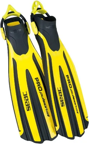 Vista 12 de SEAC Propulsion S - Aletas de buceo de tacón abierto con correa de honda y bolsillo anatómico para el pie