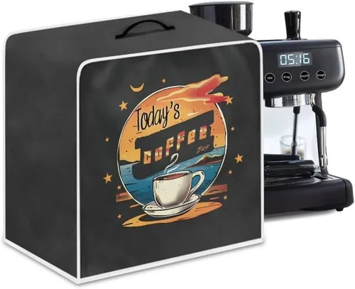 Vista 37 de Mumeson Funda para cafetera de girasol, extra grande, ligera, con asa, cubierta para máquina de café, tostadora, cubierta a prueba de polvo