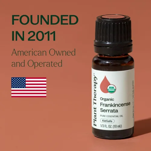 Vista 6 de Plant Therapy Aceite esencial de incienso serrata orgánico 100% puro, Certificación orgánica USDA, sin diluir, aromaterapia natural, grado